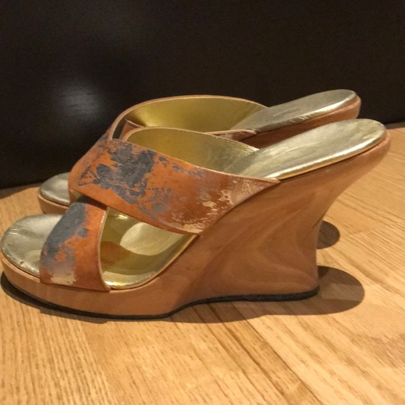 Authentic Just Cavalli vintage slide heels! - Picture 2 of 7